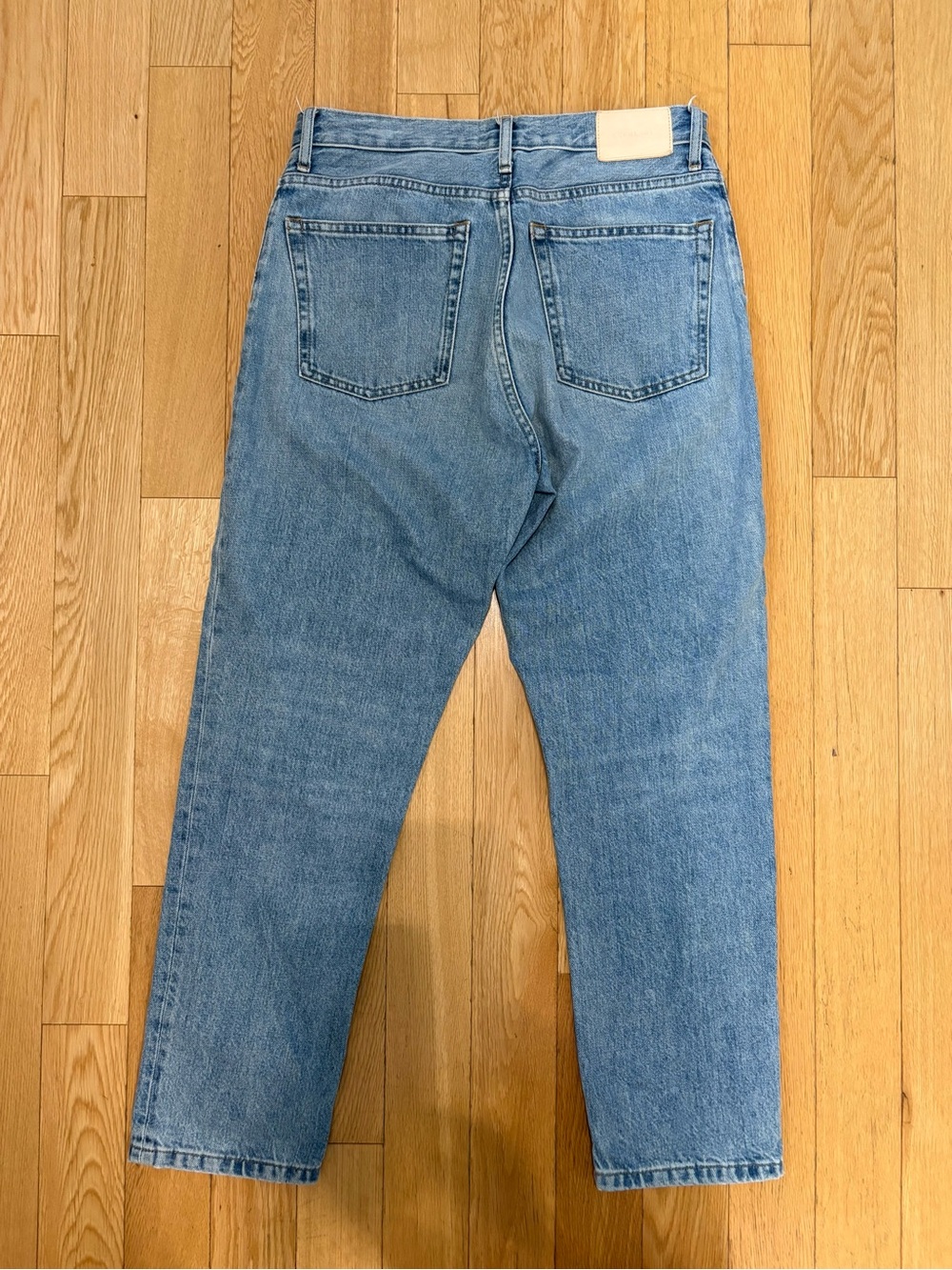 Everlane The Original Cheeky Straight Jean 27 Crop Light Wash Vintage-Inspired - Picture 4 of 10